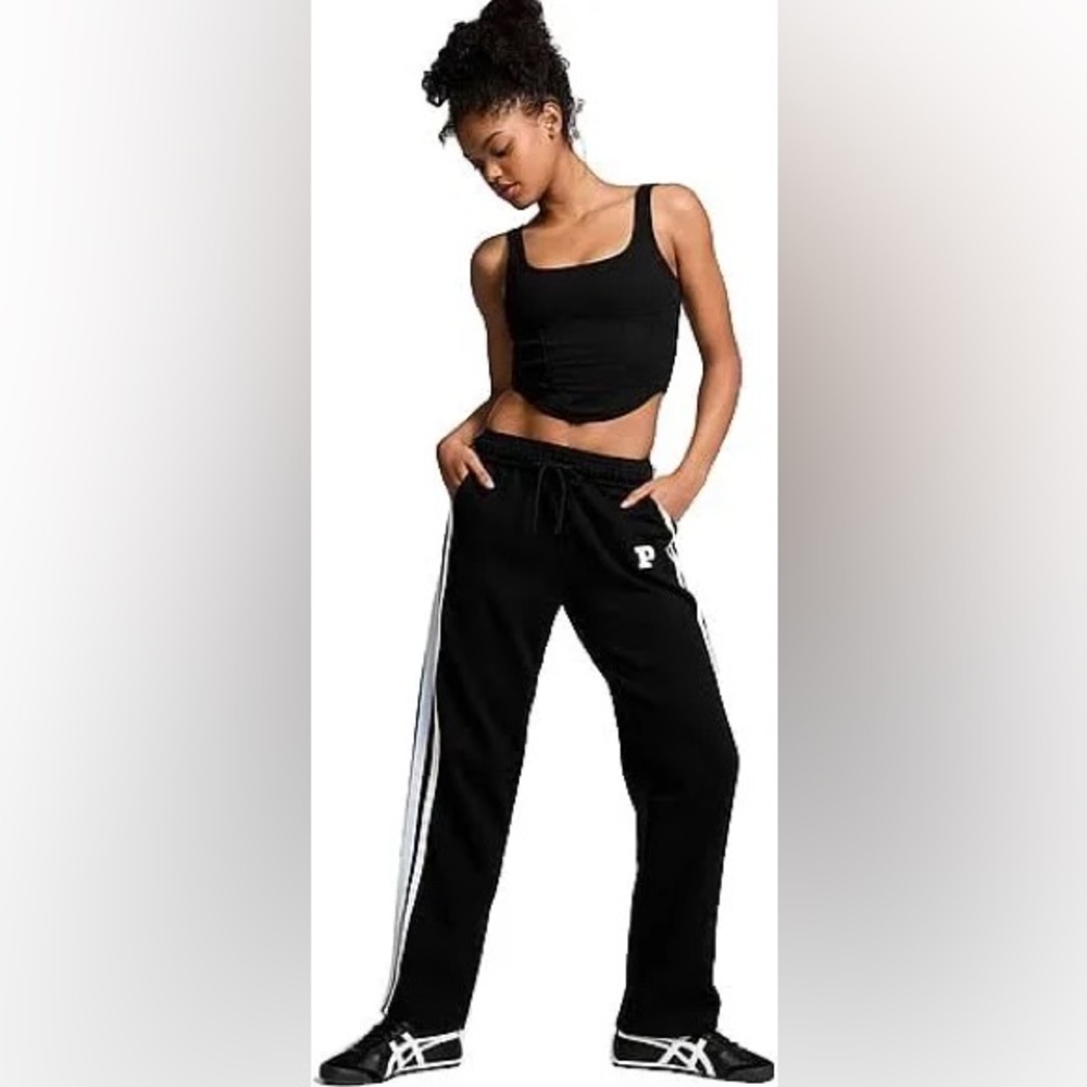PINK
IVY FLEECE STRAIGHT-LEG SWEATPANTS